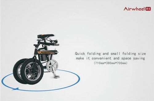 Airwheel R5 faltbares Elektrofahrrad Schwarz L G Technik Shop